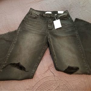 NWT Kan Can 90’s Flare Black Jeans